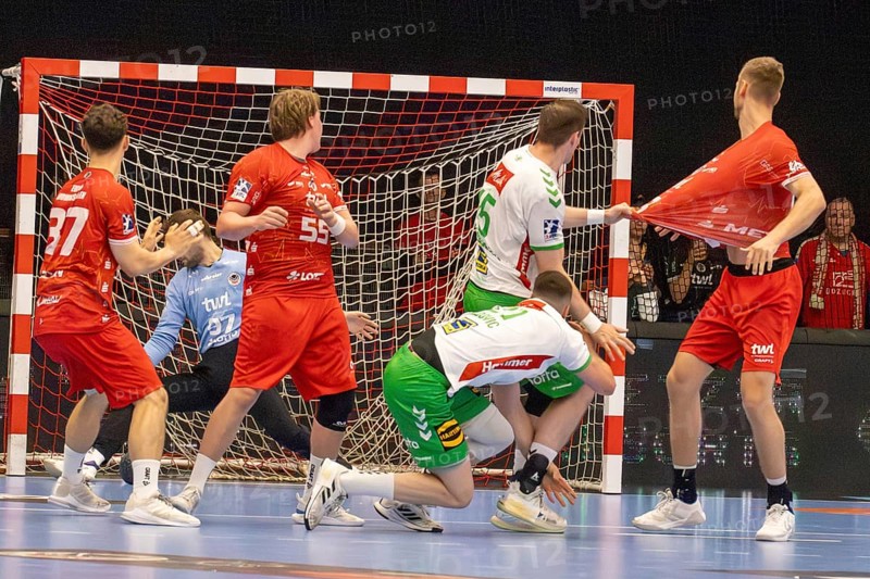 17.05.2024, 2nd HBL (German Handball League), Matchday 32: Eulen Ludwigshafen against GWD Minden (final score 28:28) . Picture: Danilo Radovic (21, GWD Minden) pulls away