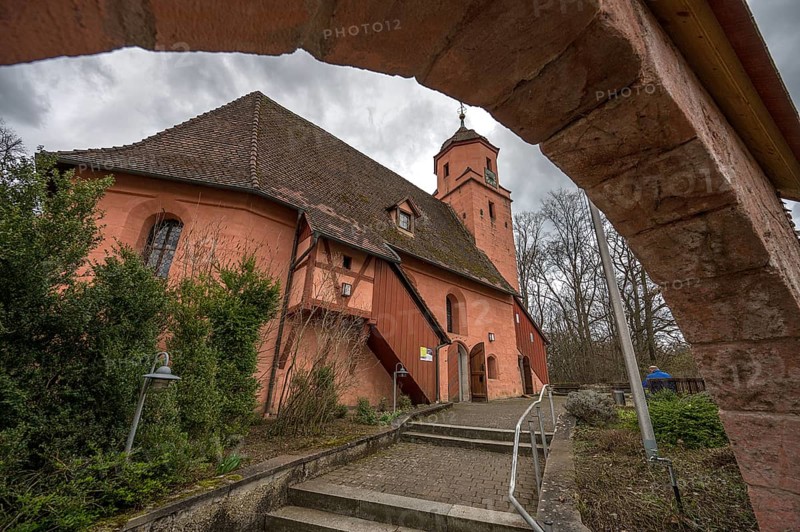 Baroque St Vitus Church, built in 1464, Altenthann. Middle Franconia, Bavaria, Germany, Europe