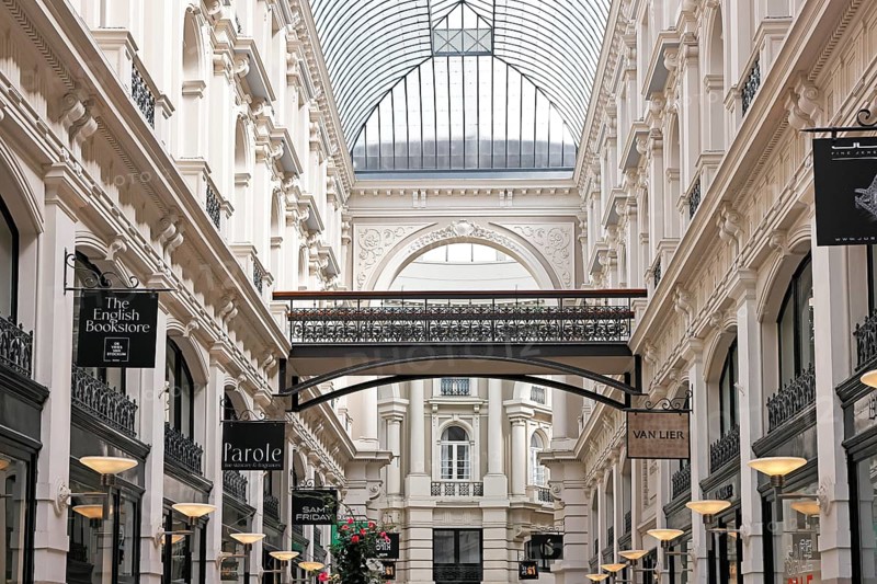 De Passage, neo-Renaissance building, now a shopping centre, The Hague, Netherlands