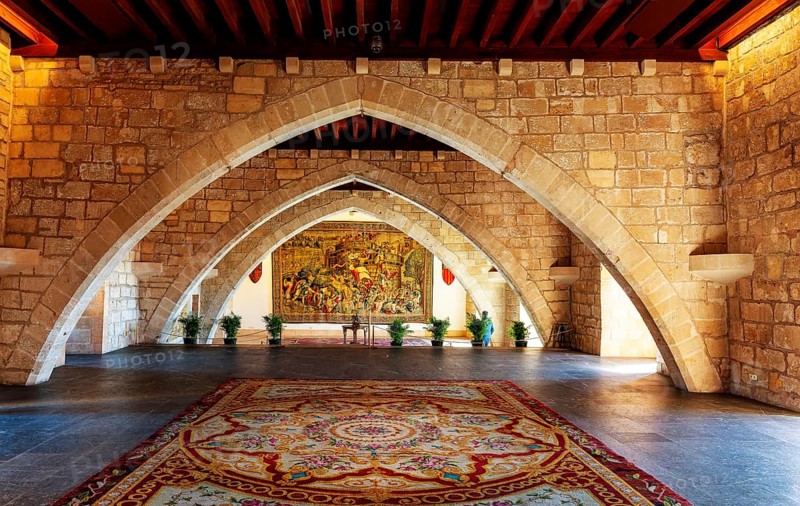 Interior design, Royal Palace Alumdaina, Palma de Majorca, Spain, Europe