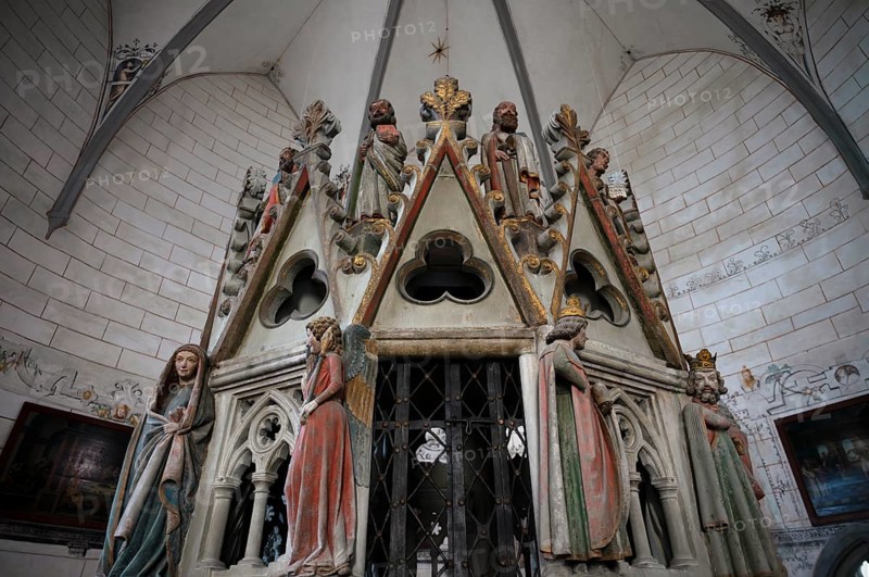 Interior view, Holy Sepulchre of the Mauritius Chapel, Mauritius Rotunda or Chapel of the Holy Sepulchre, Cathedral of Our Lady, Constance, Baden-Württemberg, Germany, Europe