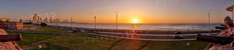 Skyline, Panorama, Cartagena, Colombia, South America