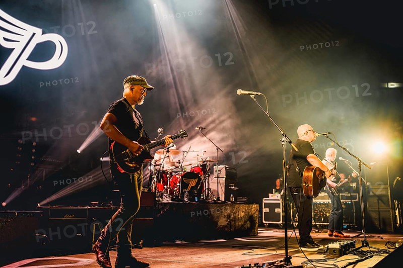 Joey Santiago (guitarist), Black Francis (singer and guitarist) and Emma Richardson (bassist) of the Pixies live on The Night The Zombies Came - 2025 European Tour at the Tempodrom in Berlin on 01.05.2025