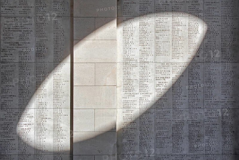 Menin Gate, Menenpoort, WW1 memorial for the missing soldiers of Commonwealth nations who died in Ypres Salient during First World War One, Belgium, Europe