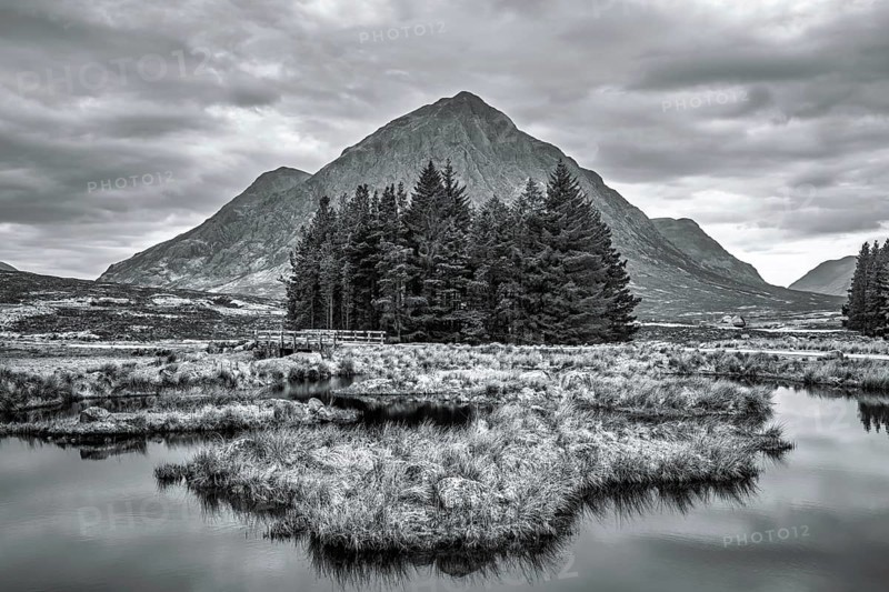 Buachaille Etive Mòr or The Buachaille, Glen Etive, Highlands, Scotland, United Kingdom, Europe