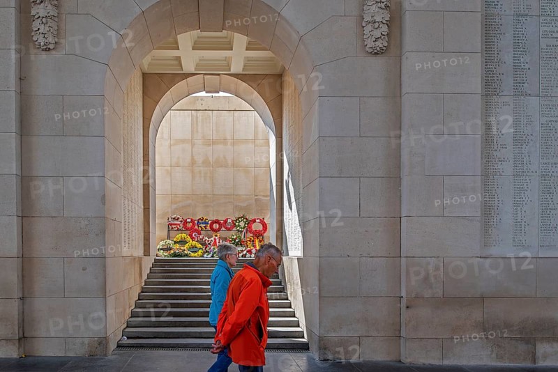 Menin Gate, Menenpoort, WW1 memorial for the missing soldiers of Commonwealth nations who died in Ypres Salient during First World War One, Belgium, Europe