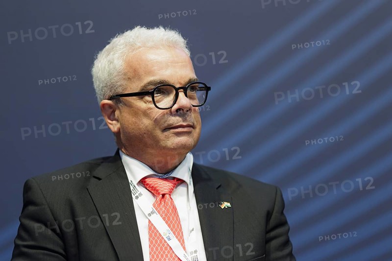 Claudius da Costa Gomez, Managing Director Bundesverband Erneuerbare Energie e.V. Managing Director Fachverband Biogas, in Ahmedabad, 15.09.2024. Photographed on behalf of the Federal Ministry for Economic Cooperation and Development