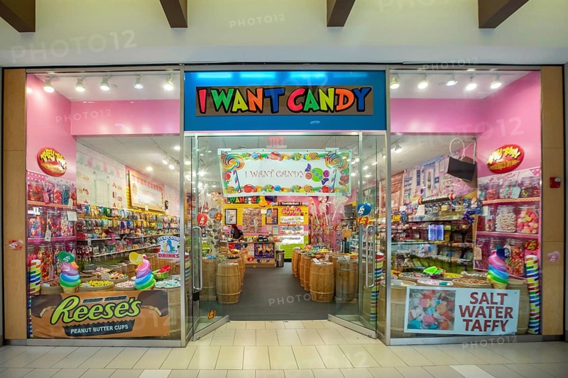 Livonia, Michigan - A candy store at Laurel Park Place, a shopping mall in suburban Detroit