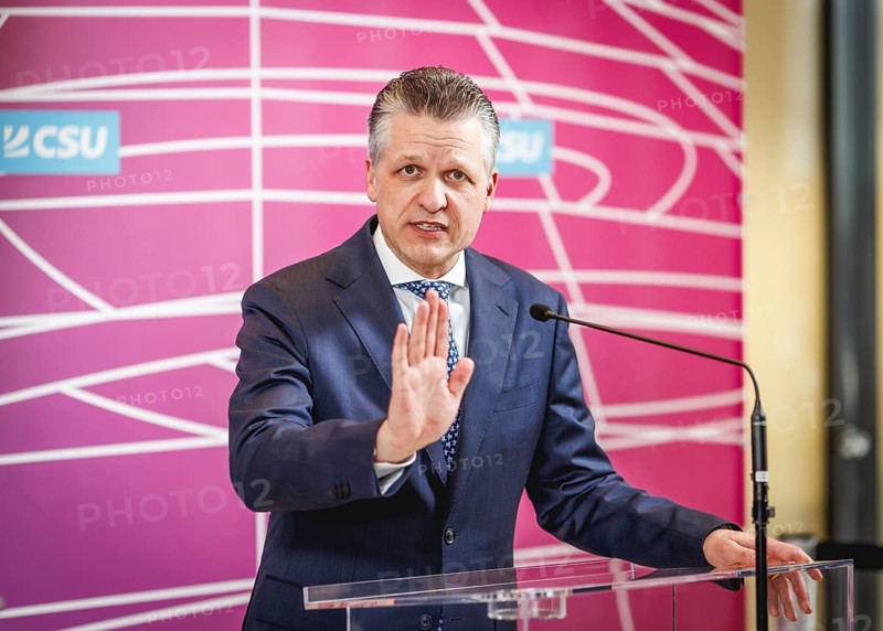 Press statement with Thorsten Frei, First Parliamentary Secretary of the CDU/CSU parliamentary group, in Berlin, 23 April 2024, Berlin, Germany, Europe