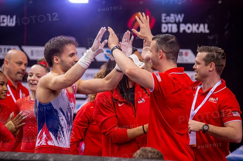 EnBW DTB-Pokal Stuttgart 2025, Mixed Cup***Picture: Great joy for the USA team after the victory