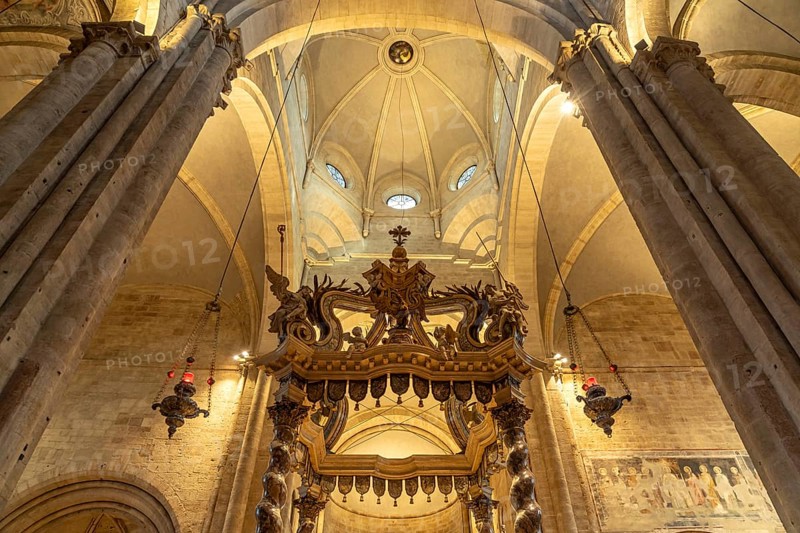 Interior of the Cathedral of Trento or Cathedral of San Vigilio, Trento, Trentino, Italy, Europe