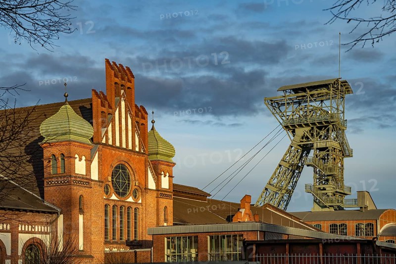The disused coal mine and museum Zeche Zollern in Dortmund, part of the Route of Industrial Heritage in the Ruhr region, North Rhine-Westphalia, Germany, Europe