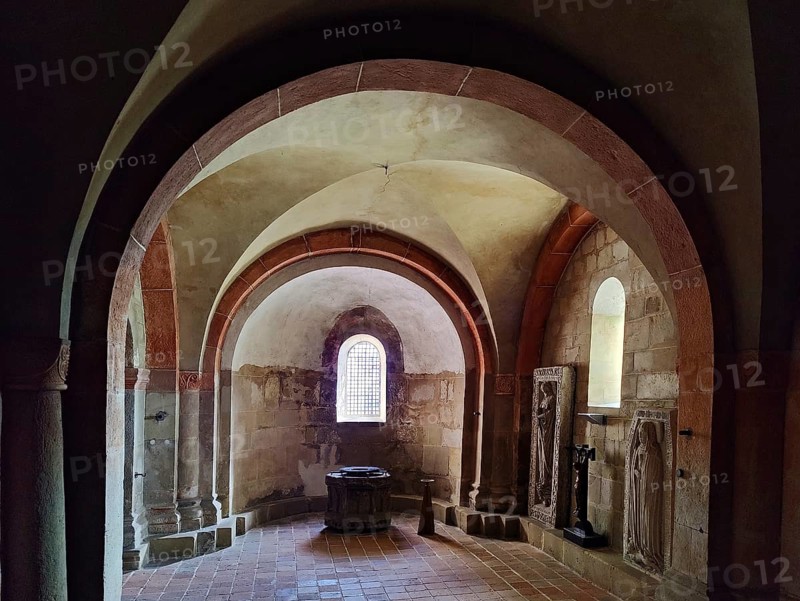 Interior view, Collegiate Church of St Servatius, UNESCO World Heritage Site, Quedlinburg, Saxony-Anhalt, Germany, Europe
