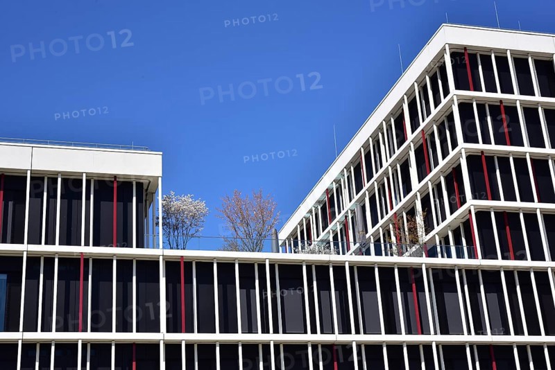 Building of the Medical Faculty of the University of Augsburg, Bavaria, Germany, Europe