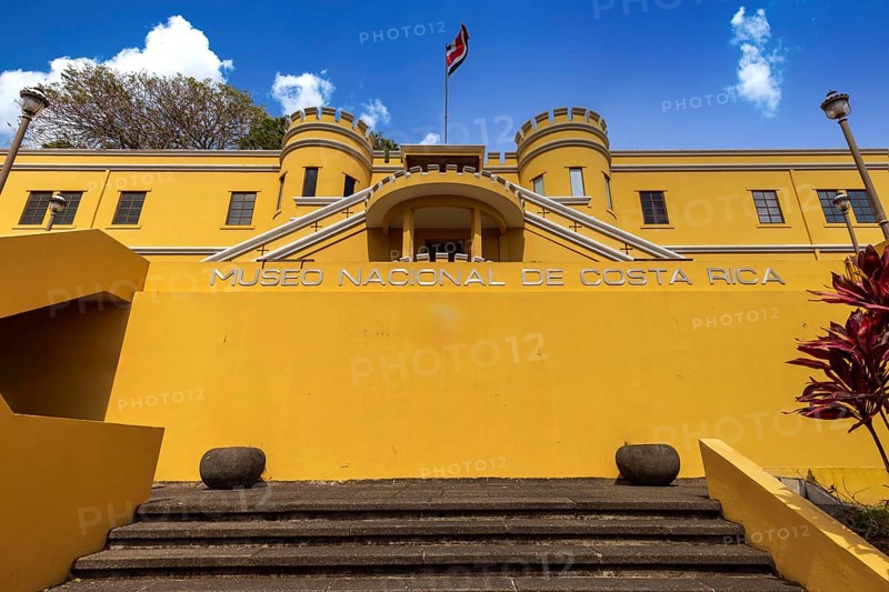 San Jose, Costa Rica, National Museum Building in historic city center, Central America