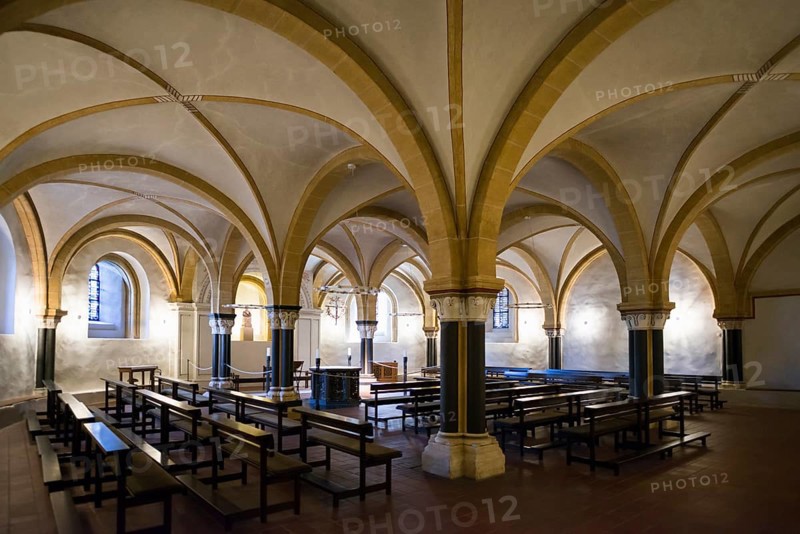 Interior view, Trier Cathedral, UNESCO World Heritage Site, Trier, Rhineland-Palatinate, Germany, Europe