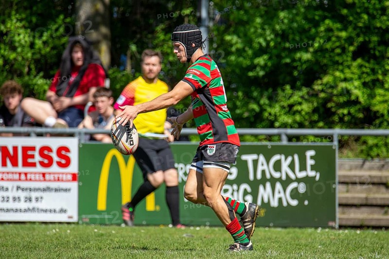 Heidelberg, 06.04.2024, Rugby 1st Bundesliga South/West, Season 2023/24, Matchday 10: SC Neuenheim vs RK Heusenstamm (93:7)