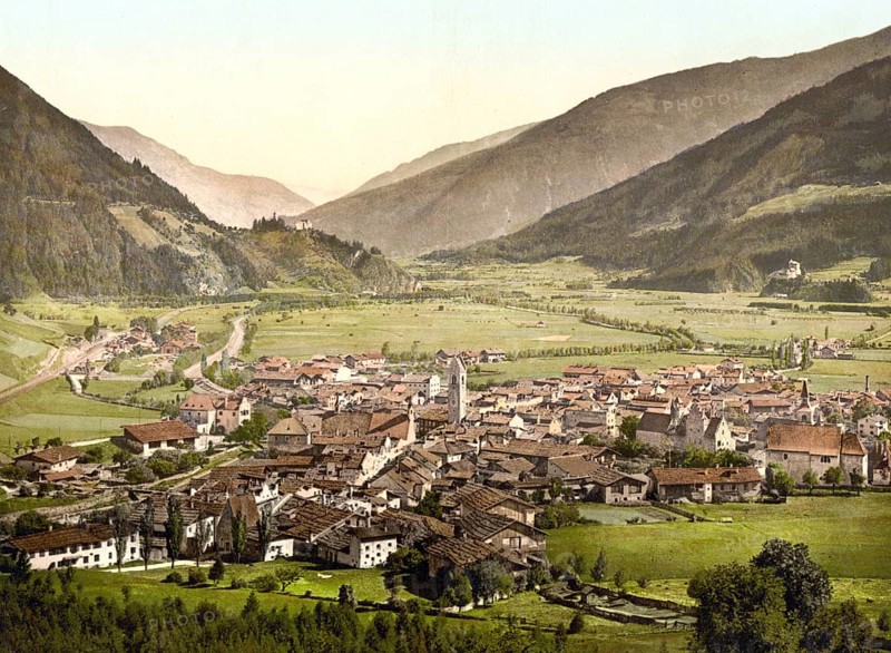 Sterzing, Tyrol, formerly Austria-Hungary, today South Tyrol, Italy, Historical, digitally restored reproduction from a 19th century original, Record date not stated, Europe