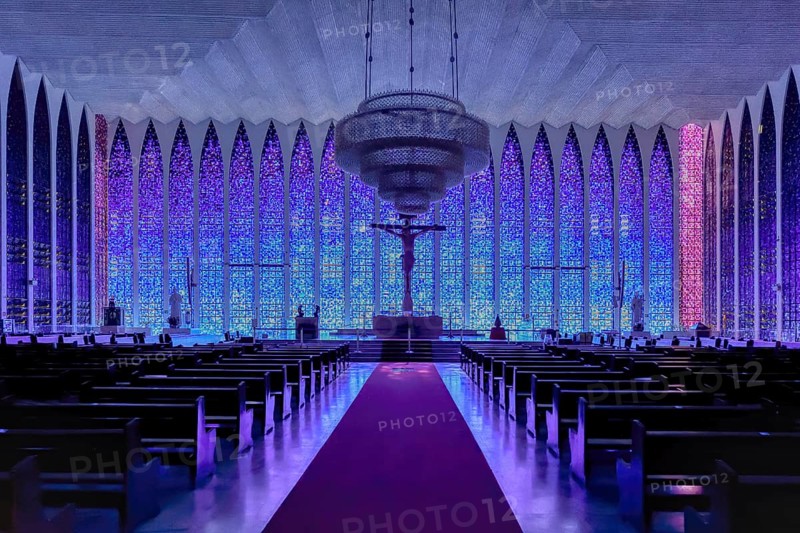 Don Bosco Church, designed by Carlos Alberto Naves, World Heritage Site, Brasilia, Federal district, Brazil, South America