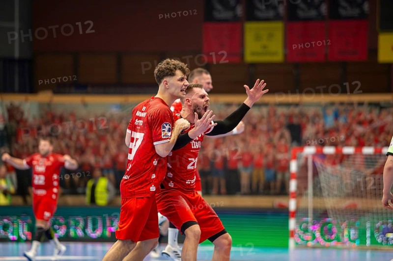 2nd HBL (Handball Bundesliga), Matchday 30: Owls Ludwigshafen against VfL Eintracht Hagen***Congratulations and relief after a narrow and important home win for the Owls