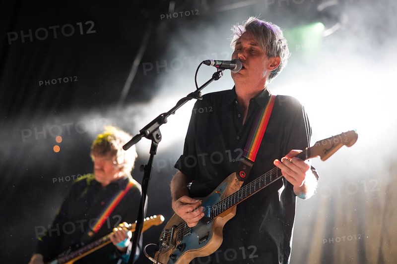 Dirk von Lowtzow, singer and guitarist of Tocotronic live on Golden Years Tour 2025 in Berlin's Columbiahalle on 19 April 2025