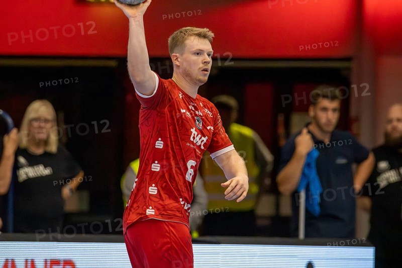 06.09.2024, 2nd HBL (German Handball League), Matchday 1: Eulen Ludwigshafen against GWD Minden. Picture: Tim Schaller (6, Ludwigshafen)