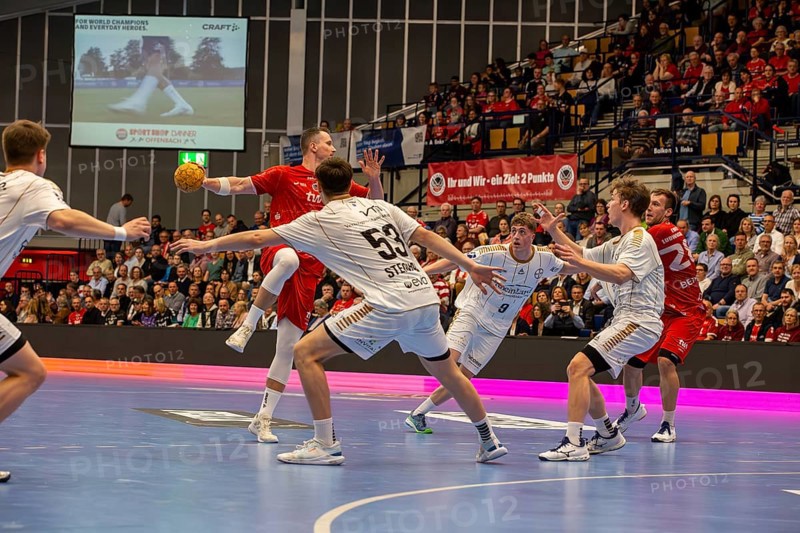 09.04.04.2024, 2nd HBL, German Handball League, Matchday 28) : Eulen Ludwigshafen against TSV Bayer-Dormagen (final score 30:27)