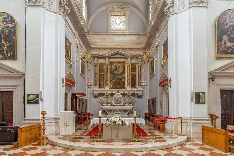 Interior of Dubrovnik Cathedral, Croatia, Europe