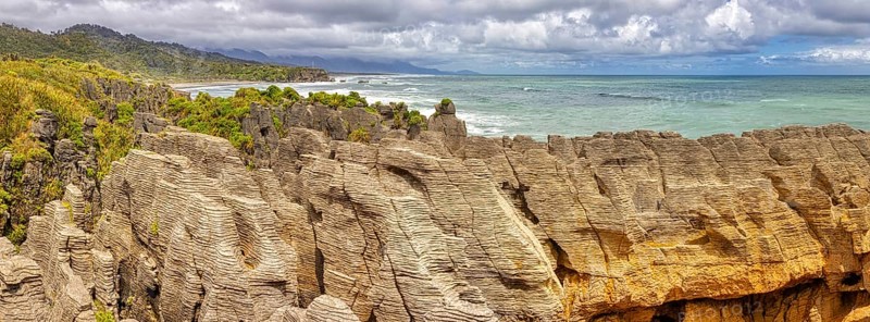 Pancake Rocks, Paparoa National Park, New Zealand, Oceania