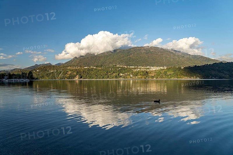 Lake Caldonazzo in Valsugana, Trentino, Italy, Europe