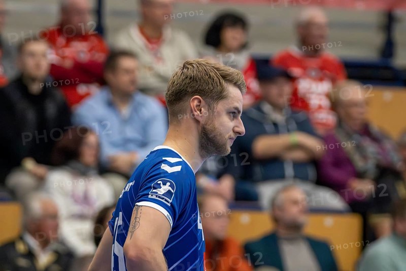 30.10.2024, 2nd HBL (German Handball League), Matchday 10: Eulen Ludwigshafen against VfL Lübeck-Schwartau. Picture: Jan-Eric Speckmann (45, Lübeck)