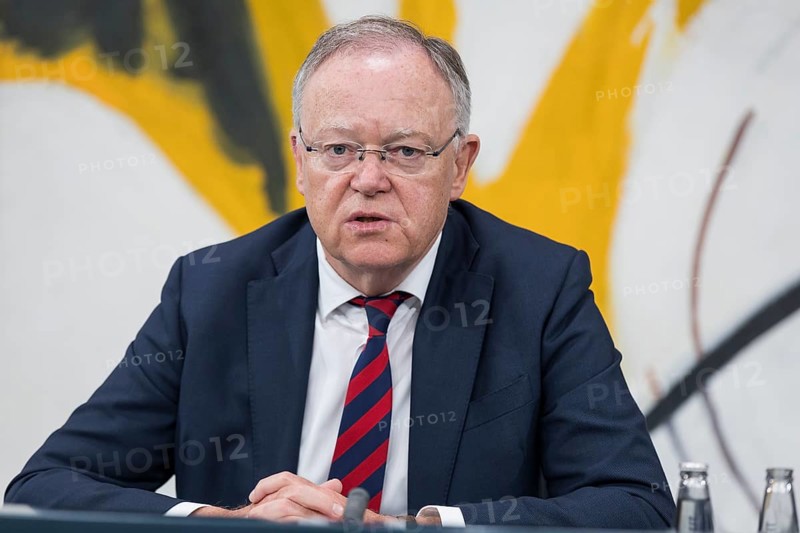 Stephan Weil (Minister-President of Lower Saxony, SPD) at a press conference after the Minister-Presidents' Conference with the heads of state governments at the Federal Chancellery, Berlin, 20 June 2024