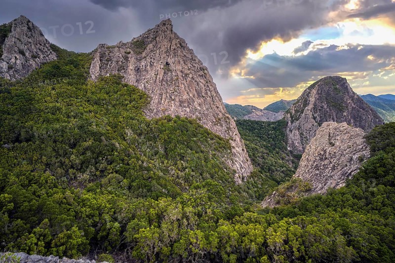 Landscape La Gomera Canary Islands