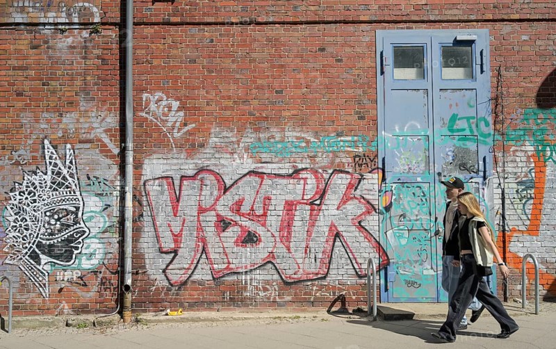Graffiti, Friedenauer Höhe, Friedenau, Berlin, Germany, Europe