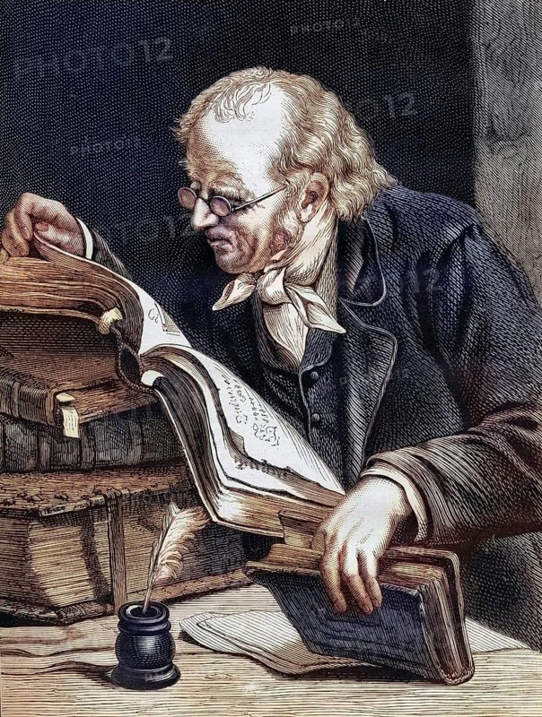 Bathold George Niebuhr, 1776-1831, German historian, digitally restored reproduction from a 19th century original, Record date not stated