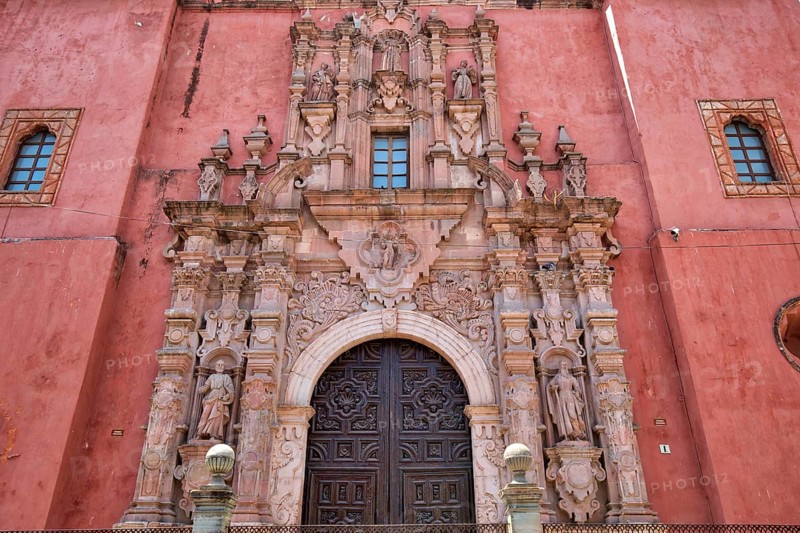 Guanajuato churches in historic city center