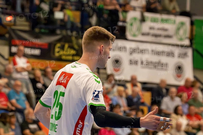17.05.2024, 2nd HBL (German Handball League), Matchday 32: Eulen Ludwigshafen against GWD Minden (final score 28:28) . Picture: Timo Stoyke (25, GWD Minden)