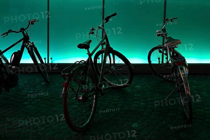 Bicycles parked