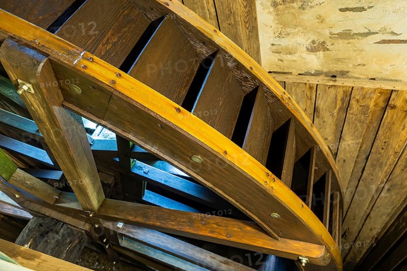 The Siebenschlehner Pochwerk is a listed pochwerk in the Neustädtel district of Schneeberg. It was an important tool for processing the cobalt, silver and nickel ores found and mined in this area of the Ore Mountains, Schneeberg, Schneeberg, Saxony, Germany, Europe