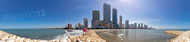 Skyline, New Town, Cartagena, Colombia, South America