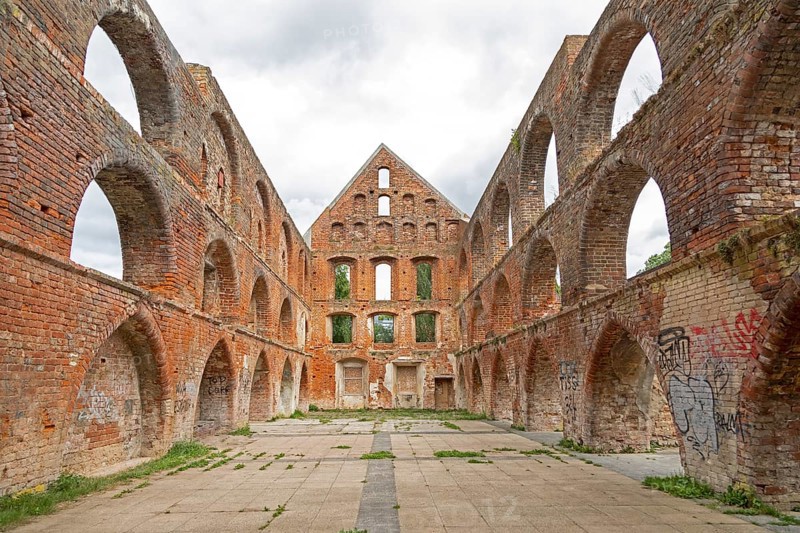 Monastery ruins, Bad Doberan, Mecklenburg-Western Pomerania, Germany, Europe