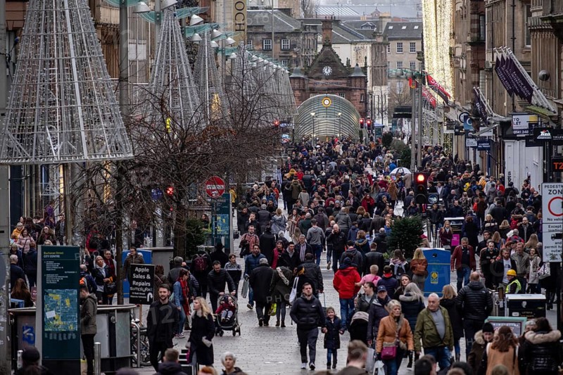 Buchanan street, Glasgow, Escocia, Reino Unido