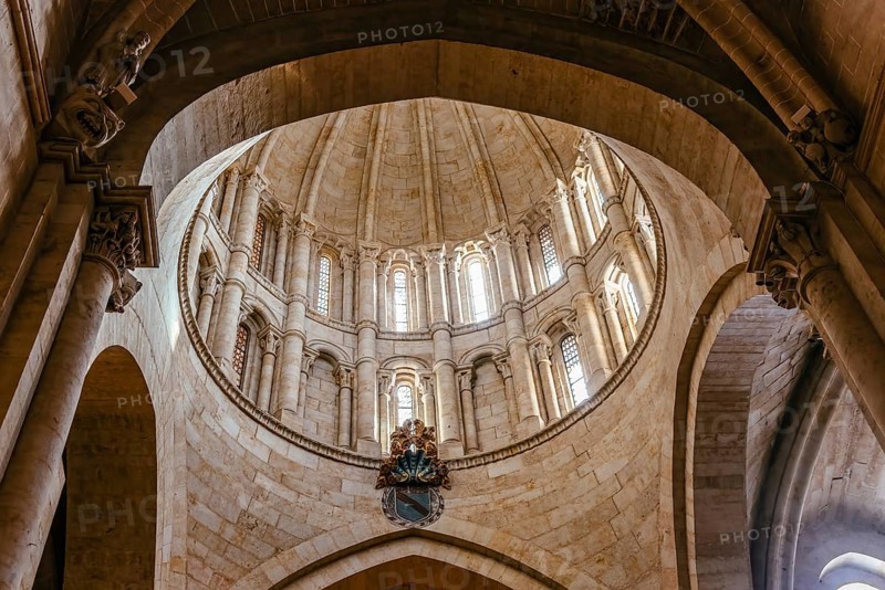 Salamanca, Spain, January 15, 2022: Cathedral of Salamanca. Interior view of the vaults, Europe