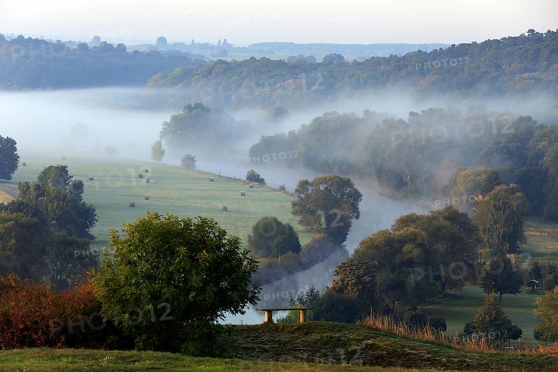 Sunrise over the Oder valley, Uckermak