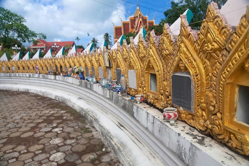 Columbarium in Wat Plai Laem - buddhist temple on Koh Samui, Thailand, Asia