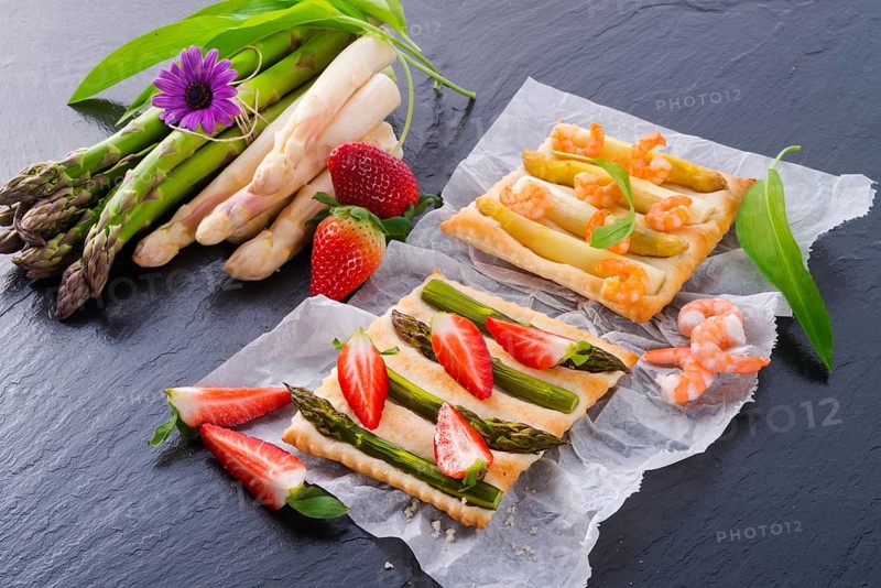 Asparagus tarte