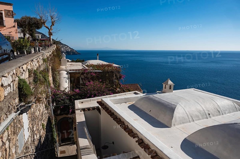 Amalfi Coast in Positano, Italy during sunny day