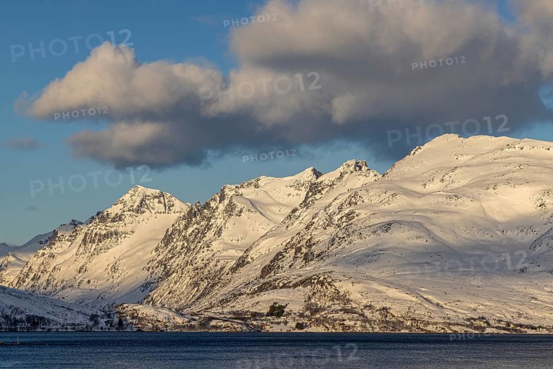 Kvayola coast, Troms, Norway, Europe