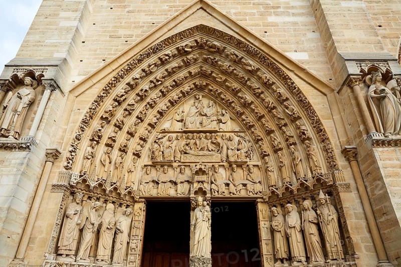 Notre Dame cathedral in Paris France French Gothic architecture