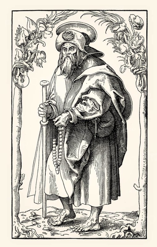 Lucas Cranach the Elder, Saint James, 16th century, digitally restored